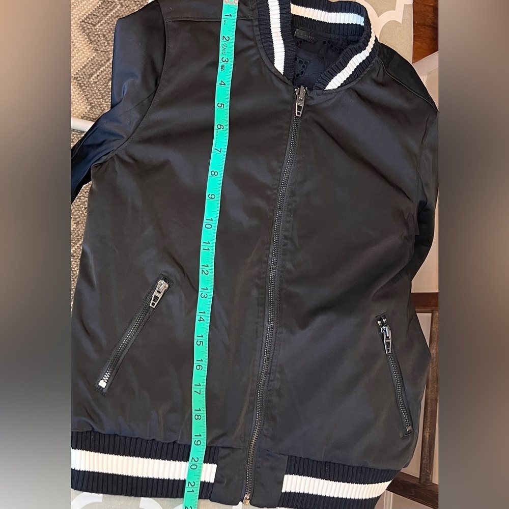 Blank NYC Reversible Black Eyelet Bomber Jacket - Picture 11 of 11